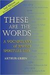 Book cover for These Are the Words: A Vocabulary of Jewish Spiritual Life